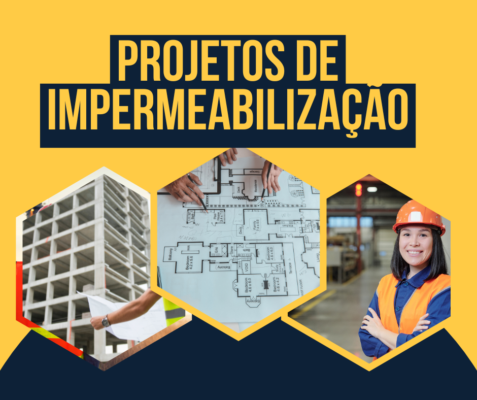 A impermeabilização é uma etapa fundamental da construção, que deve ser planejada desde o início da obra. Por isso, desenvolvemos projetos que atendem desde a fundação até a cobertura, com detalhamento específico